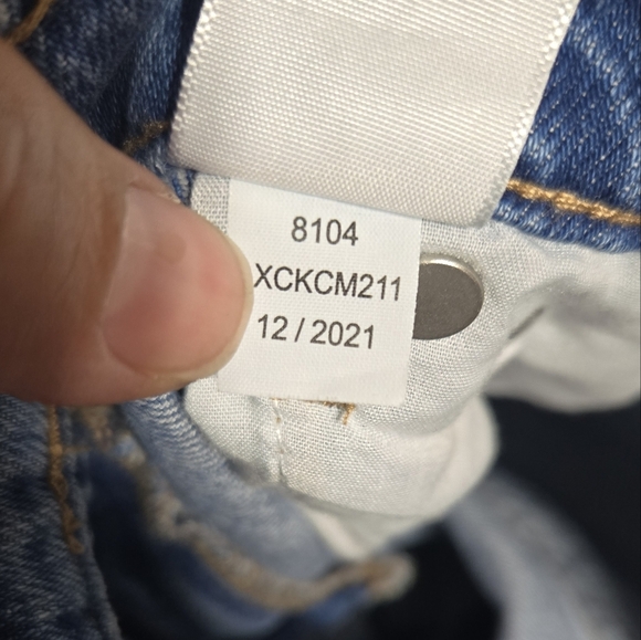 Aéropostale Blue Denim Mom Jeans New Without Tags Sz 2 Distressed - Picture 4 of 14